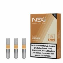 3 XCARTOUCHES CLASSIC VIRGINIA  POUR NEXI ONE ASPIRE